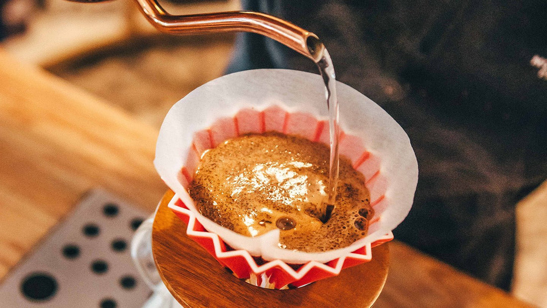 Cone pour-over brew method - Roast28