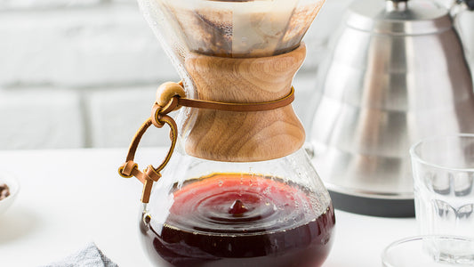 Chemex pour-over brew method