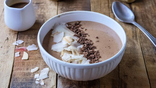 Roast28 | coffee smoothie bowl recipe | low-glycemic dairy-free