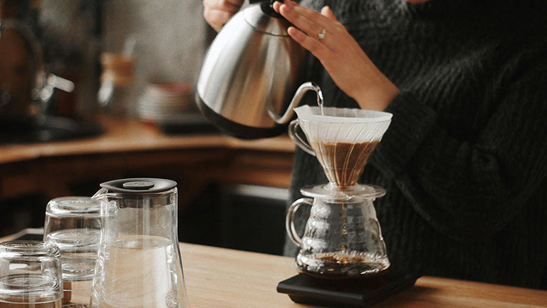 Roast28 | minimize water energy usage brewing | cone pour-over cofee